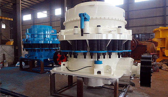 <b>彈簧圓錐破碎機組建的鐵礦生產(chǎn)線</b>